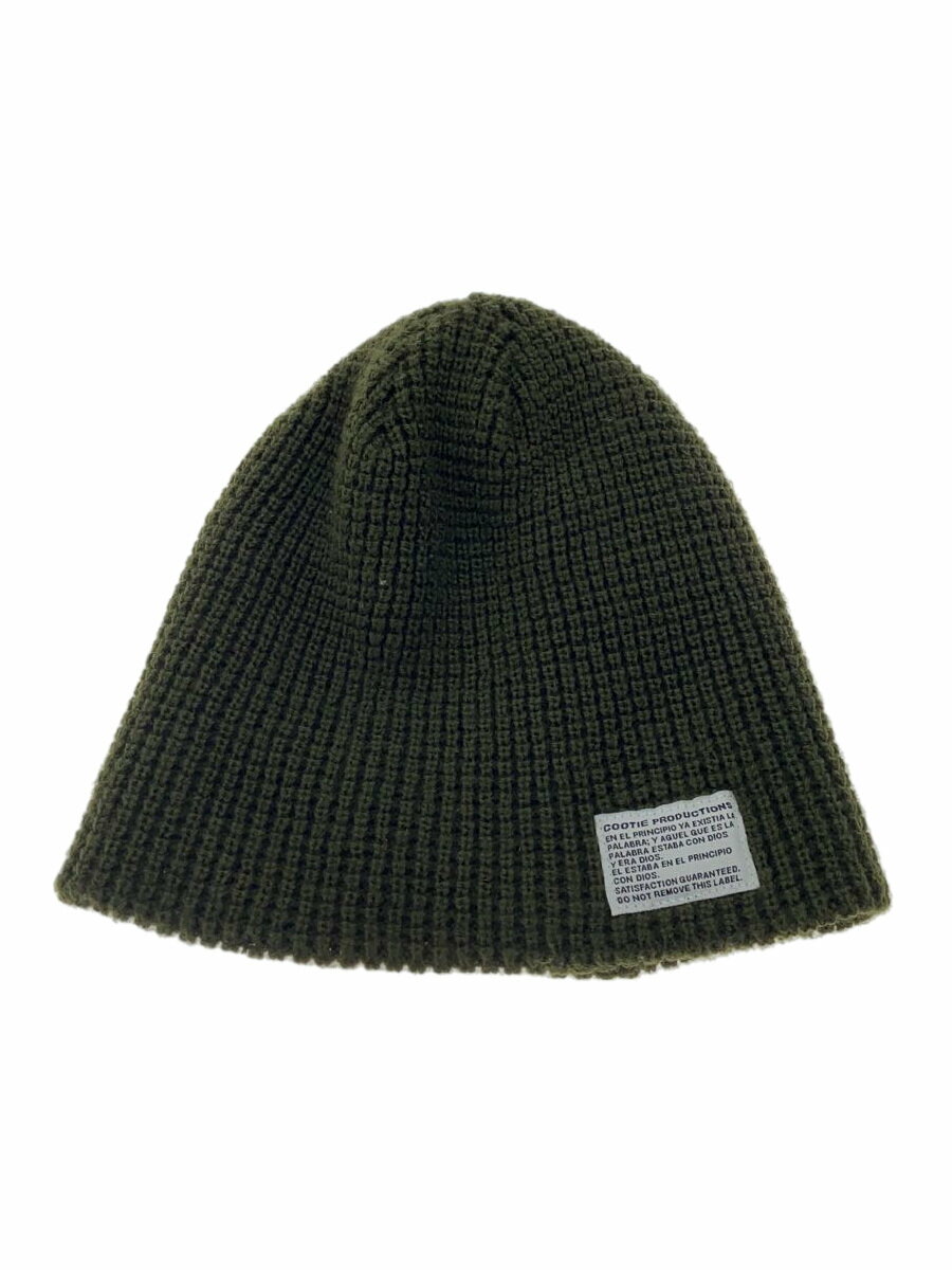 【中古】COOTIE◆ニットキャップ/--/アクリル/KHK/無地/メンズ【服飾雑貨他】