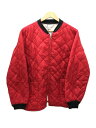 【中古】Montgomery Ward◆60〜70s/キルティングジャケット/L/ナイロン/RED//【メンズウェア】