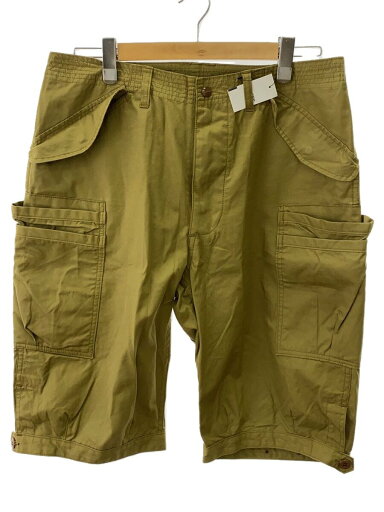 【中古】SASSAFRAS◆Overgrown Pant 1/2 Weeds Poplin/ショートパンツ/L/コットン/BEG/無地//【メンズウェア】 【中古】SASSAFRAS◆Overgrown Pant 1/2 Weeds Poplin/ショートパンツ/L/コットン/BEG/無地//【メンズウェア】