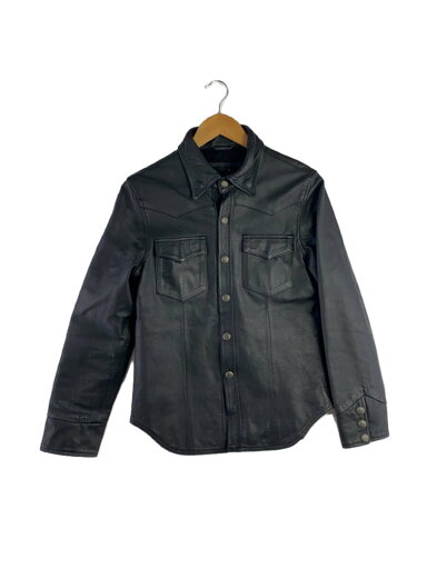 【中古】Liugoo Leathers◆レザージャケット・ブルゾン/S/牛革/BLK【メンズウェア】 【中古】Liugoo Leathers◆レザージャケット・ブルゾン/S/牛革/BLK【メンズウェア】