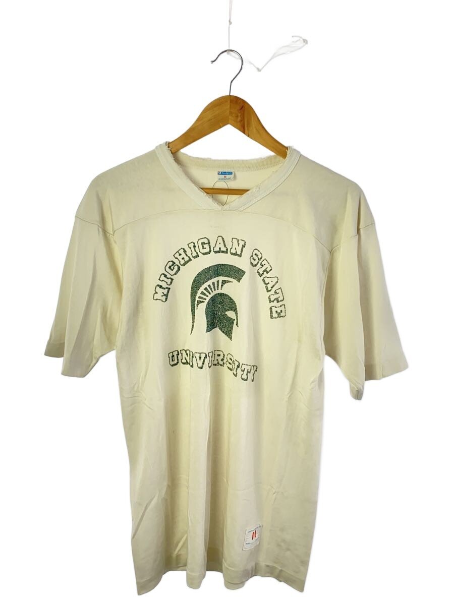 Rakuten - 【中古】Champion◆Tシャツ/M/コットン/WHT【メンズウェア】