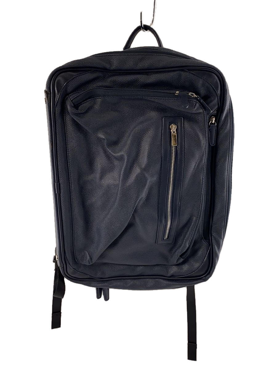 【中古】Rhythm of Life UNITED ARROWS◆ブリーフケース/PVC/NVY/無地【バッグ】