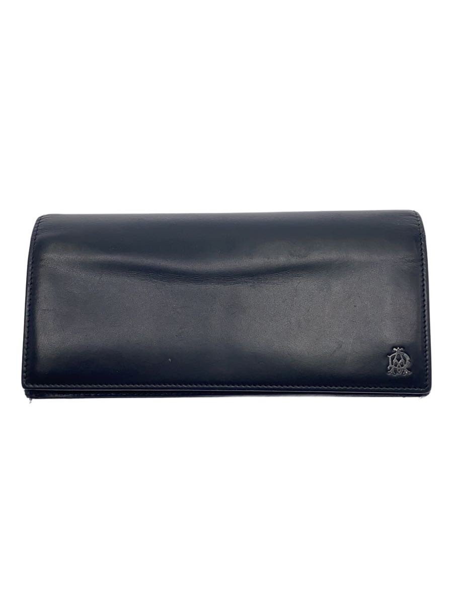 【中古】dunhill◆長財布/レザー/BLK/�