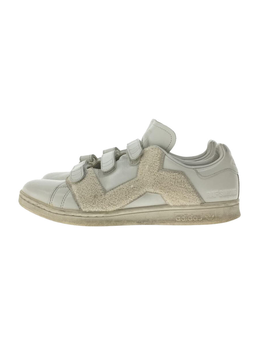 【中古】adidas◆RS STAN SMITH COMFORT BADG/スタンスミスコンフォートバッジ/28cm/WHT【シューズ】