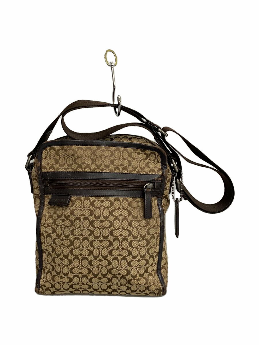 【中古】COACH◆ショルダーバッグ/--/BRW/F70698【バッグ】