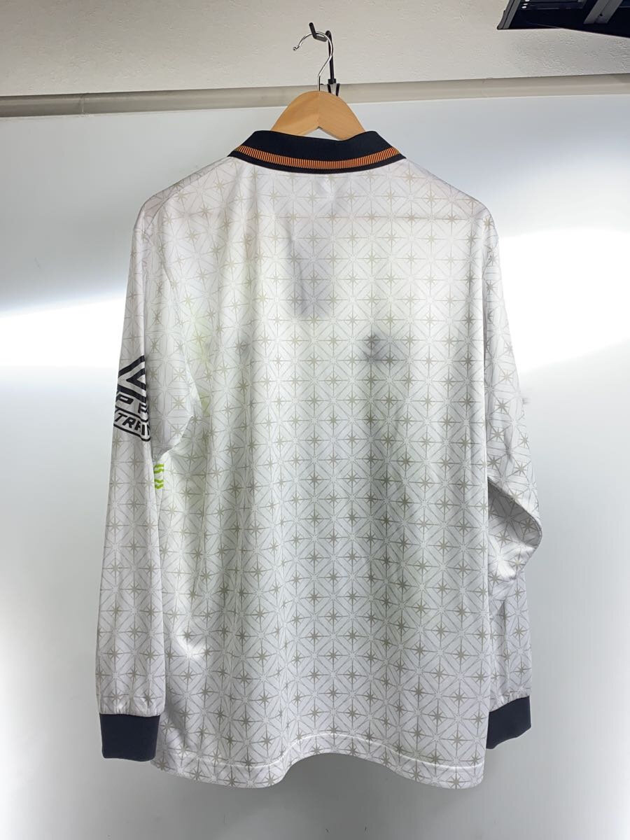 【中古】BoTT◆UMBRO×BoTT×BEAMS/M/ポリエステル/WHT/総柄/75-10-0207-493【メンズウェア】