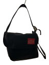 【中古】Manhattan Portage◆ショルダーバッグ/ナイロン/BLK【バッグ】