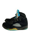 【中古】NIKE◆AIR JORDAN 5_エアジョーダン5/27cm/BLK【シューズ】