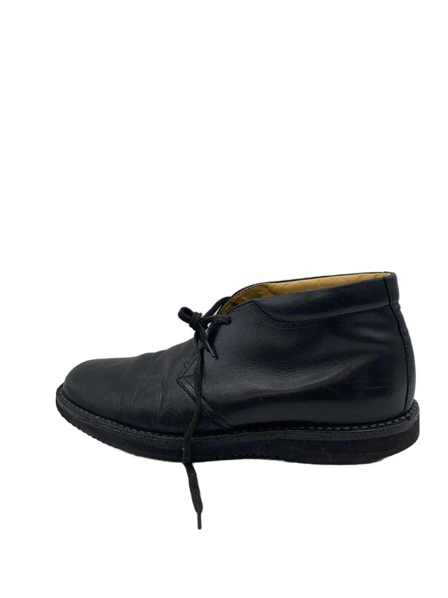 【中古】REGAL◆チャッカブーツ/25cm/BLK/レザー【シューズ】