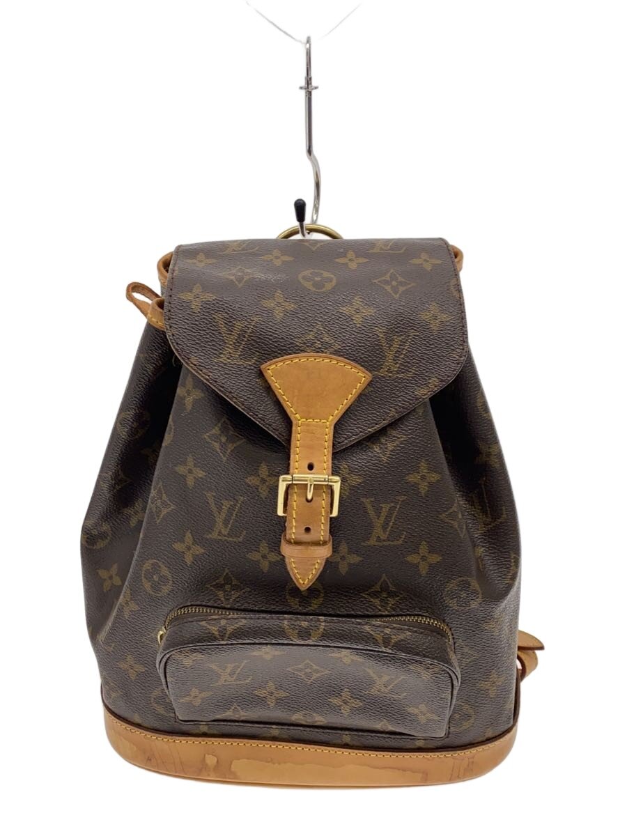 【ブランド】LOUIS VUITTON 【ブランドカナ】ルイヴィトン 【型番】M51136 【程度】C 【サイズ】 【メインカラー】ブラウン 【素材・生地】PVC（ビニール） 【キーワード】　　 2025/12/31 セカンドストリート東久留米店【4330】【中古】LOUIS VUITTON◆モンスリMM_モノグラム・キャンバス/PVC/BRW【バッグ】 ブランド LOUIS VUITTON 型番 M51136 カラー ブラウン 柄 素材・生地 PVC（ビニール）>色・素材について サイズ >サイズ表示について 実寸（cm） 【リュックサック】 マチ：10 / 高さ：33 / 幅：13-24 / 持ち手：/ 【その他】 その他サイズ：/ 商品は　セカンドストリート東久留米店の店頭にて販売しております。商品に関するお問合わせは、お電話(TEL:042-470-3075)にて、問合わせ番号：2343303361668をお伝えください。 配送方法やお支払い方法に関するお問い合わせは、サポートセンターまでご連絡をお願いします。 ※お電話の対応は営業時間内のみとなります。お問い合わせフォームでお問い合わせの際はご注文番号をご記入下さい この商品に関する出品店舗からのコメント フロント部、白い汚れあり。持ち手や底付近全体的に目立つシミあり。少々使用感がございますが、ご使用には差し支えない程度です。店頭でも販売中の為、掲載時とコンディションが異なる場合がございます。詳細につきましてはお手数ではございますが、店舗までお問い合わせください。