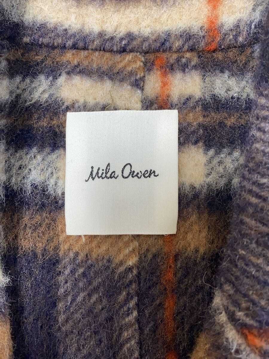【中古】Mila Owen◆woolコクーンシルエットピーコート/1/ウール/マルチカラー/チェック/09WFC254110【レディースウェア】 jumblestore-38650066 2nd STREET 楽天市場店 サンプル画像3