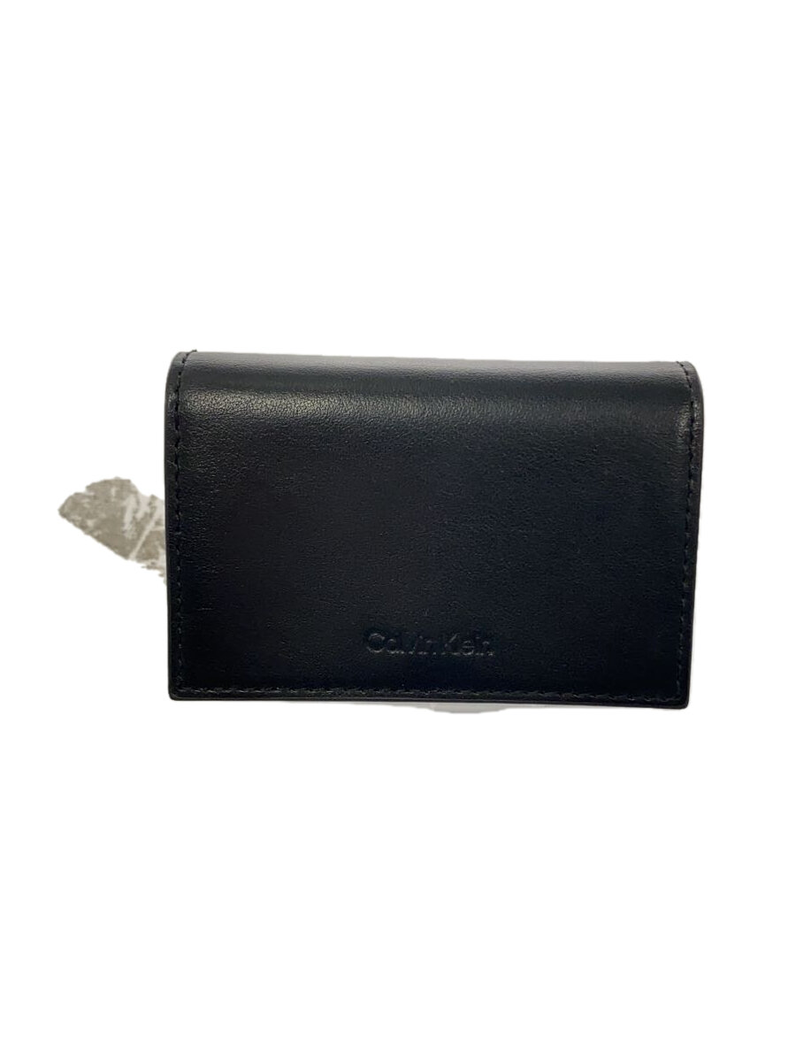 【中古】Calvin Klein◆カードケース/--/BLK/メンズ【服飾雑貨他】