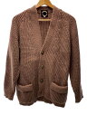 【中古】カーディガン(厚手)/M/ウール/BRW【メンズウェア】