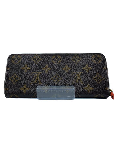 【中古】LOUIS VUITTON◆ポルト・フォイユ・クレマンス_モノグラム・キャンバス_BRW_ピモン/PVC/BRW/レディース【服飾雑貨他】 【中古】LOUIS VUITTON◆ポルト・フォイユ・クレマンス_モノグラム・キャンバス_BRW_ピモン/PVC/BRW/レディース【服飾雑貨他】