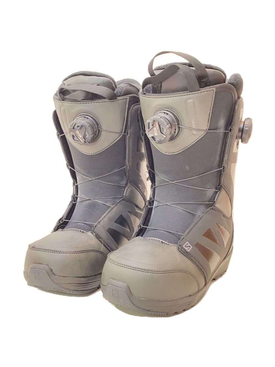 【中古】salomon◆スノーボードブーツ/25.5cm/BLK【スポーツ】