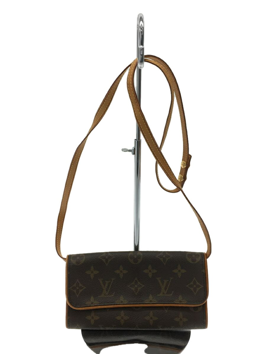 LOUIS VUITTON◆ポシェット・ツインPM_モノグラム_BRW/PVC/BRW/M51854