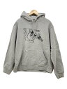 【中古】Supreme◆18SS/Lee Hooded Sweatshirt/パーカー/L/コットン/GRY//【メンズウェア】