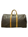 【中古】LOUIS VUITTON◆キーポル55_モノグラム・キャンバス_BRW/PVC/BRW【バッグ】