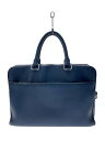 【中古】LOUIS VUITTON◆ポルト・ドキュマン・ビジネスMM_タイガ_BLU/レザー/BLU【バッグ】