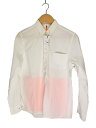 【中古】OAMC(OVER ALL MASTER CLOTH)◆長袖シャツ/S/コットン/WHT【メンズウェア】