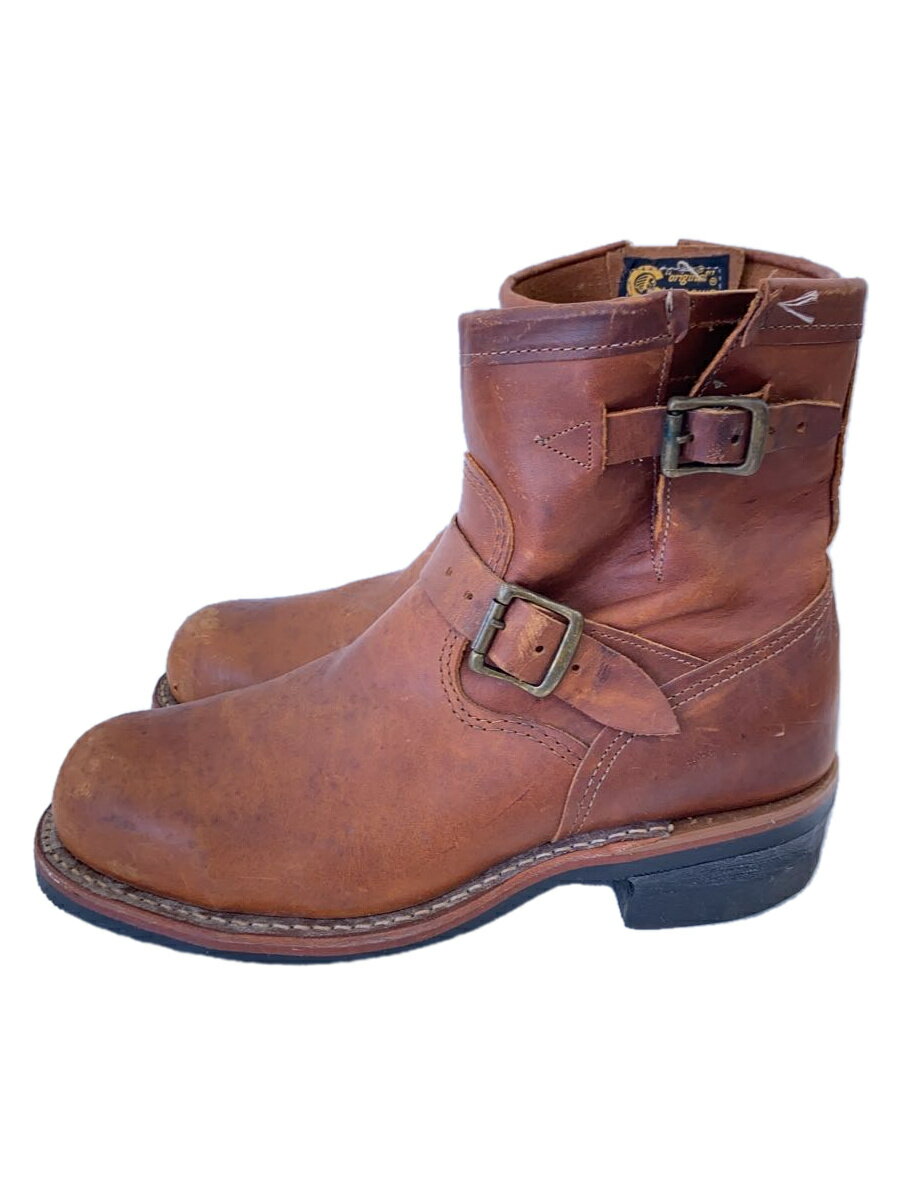 【中古】CHIPPEWA◆エンジニアブーツ/US9/BRW/91065【シューズ】