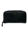 【中古】PRADA◆長財布/レザー/BLK/レディース【服飾雑貨他】(4)
