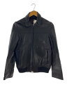 【中古】Edition◆袖ボタン欠品/スレ有/レザージャケット・ブルゾン/46/レザー/BLK【メンズウェア】(4)