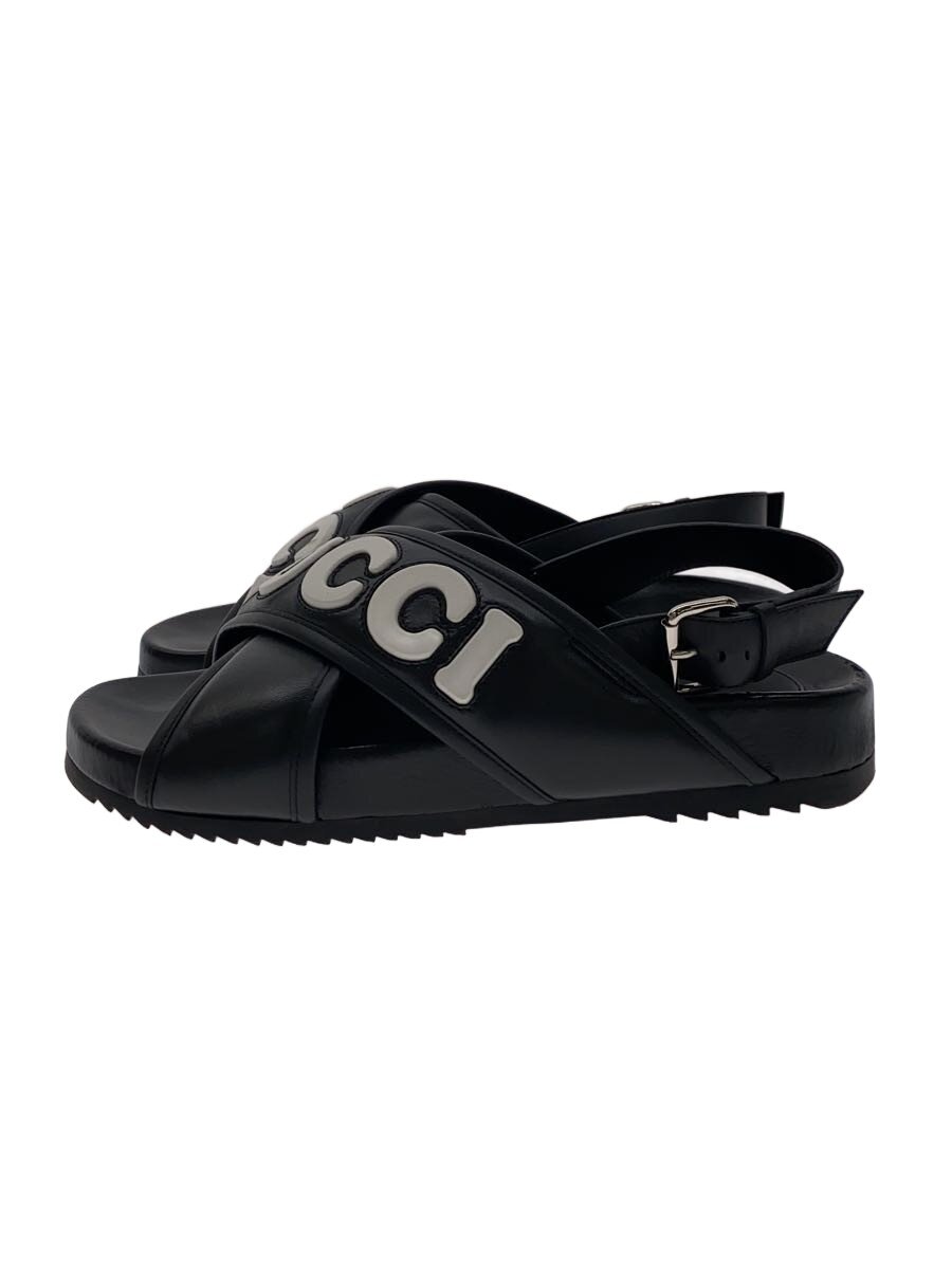 Holly'S Sole - 【中古】GUCCI◆サンダル/US8/BLK【シューズ】