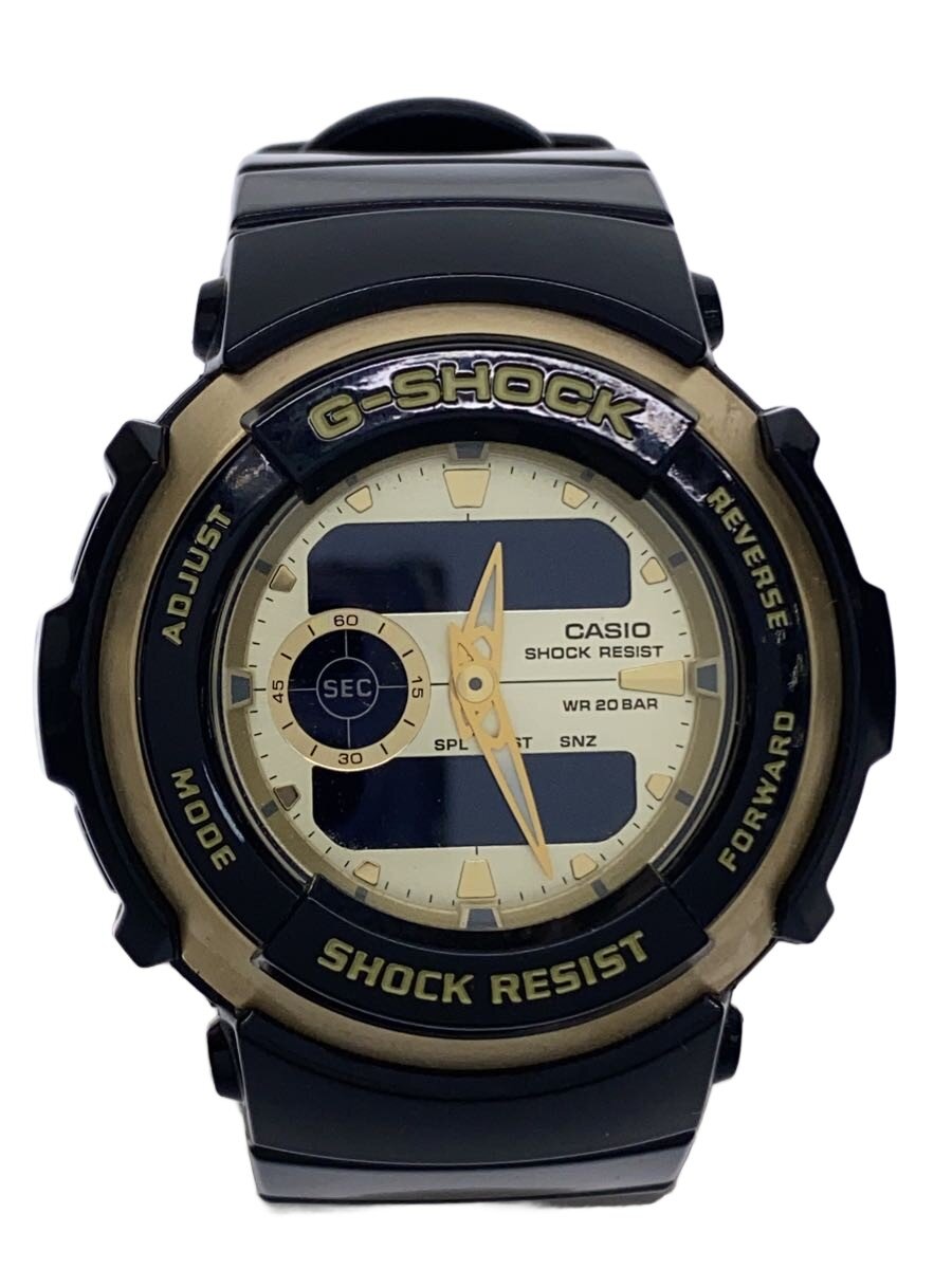 【中古】CASIO◆クォーツ腕時計・G-SHOCK/デジアナ/BLK/BLK【服飾雑貨他】