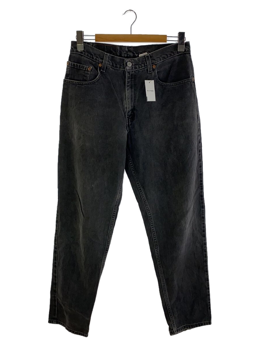 【中古】Levi’s◆00s/560/ブラックデニムパンツ/後染め/32/デニム/BLK【メンズウェア】