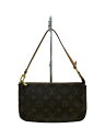 【中古】LOUIS VUITTON◆1)ポシェット・アクセソワール_モノグラム・キャンバス_BRW/PVC/BRW/総柄【バッグ】(4)