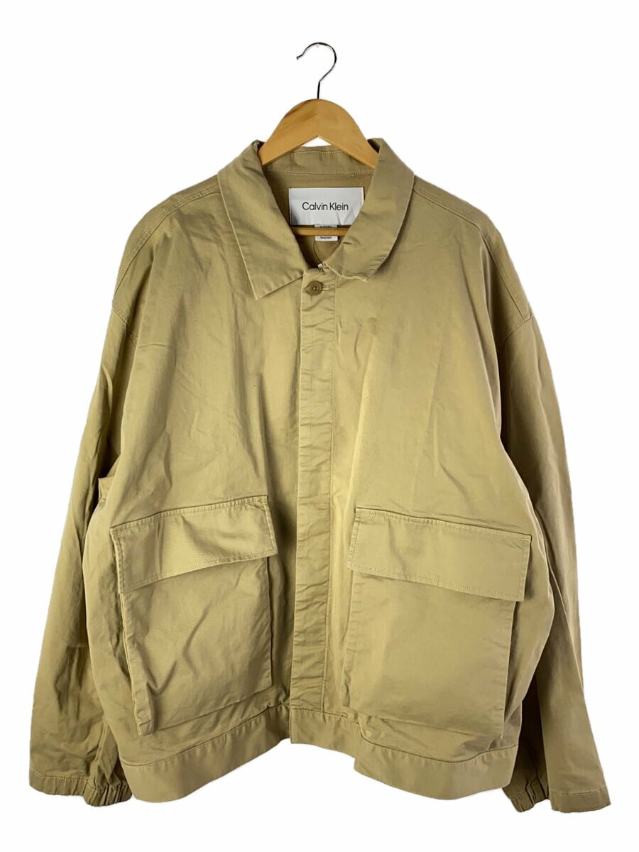 【中古】Calvin Klein◆ジャケット/XL/--/CML/無地/rn36543【メンズウェア】