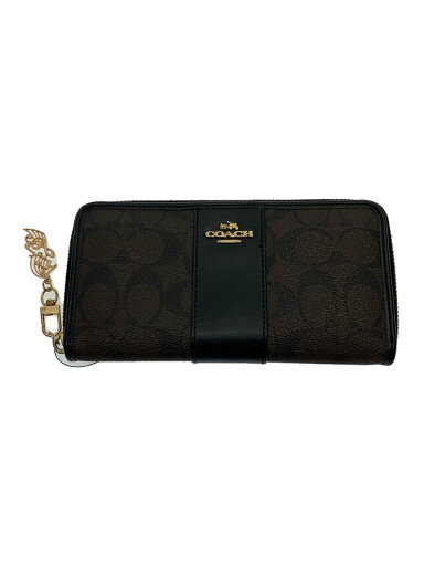 【中古】COACH◆長財布_シグネチャー/PVC/BLK/レディース【服飾雑貨他】 【中古】COACH◆長財布_シグネチャー/PVC/BLK/レディース【服飾雑貨他】