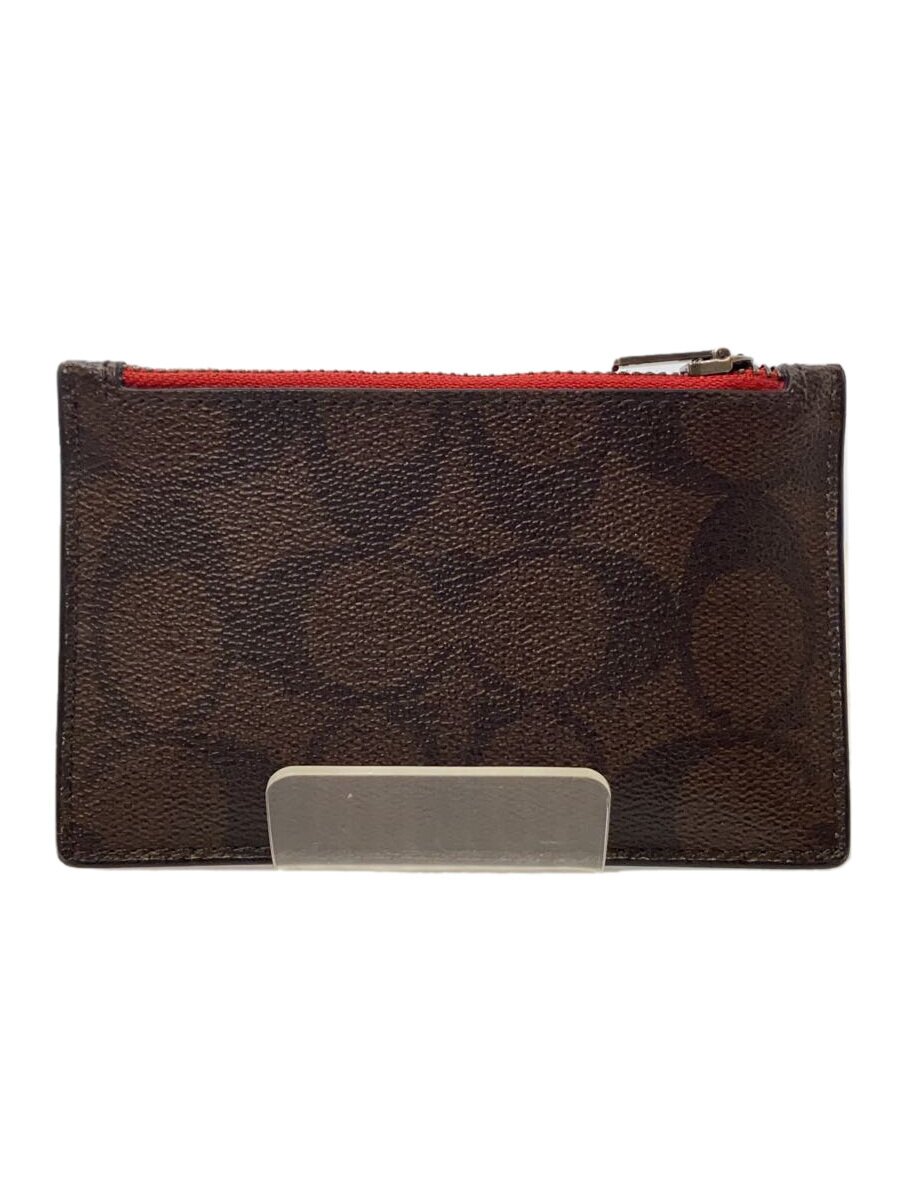 Commuter-Pass Holders, Pass Holders - 【中古】COACH◆カードケース/--/RED/総柄/レディース【服飾雑貨他】