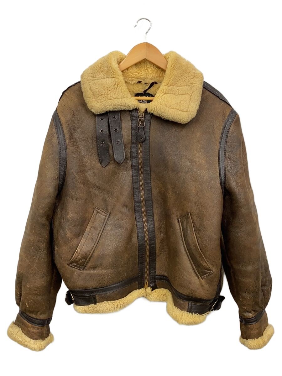 Rakuten - 【中古】Schott◆ジャケット/42/レザー/BRW【メンズウェア】
