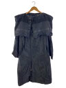 【中古】ISSEY MIYAKE◆THE WIND/dyson/コート/2/シルク/BLK/ME81FA132【レディースウェア】