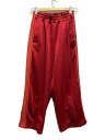 LEH◆Wide Track Pants/S/RED/LEH786/※シミ、引っ掛け有