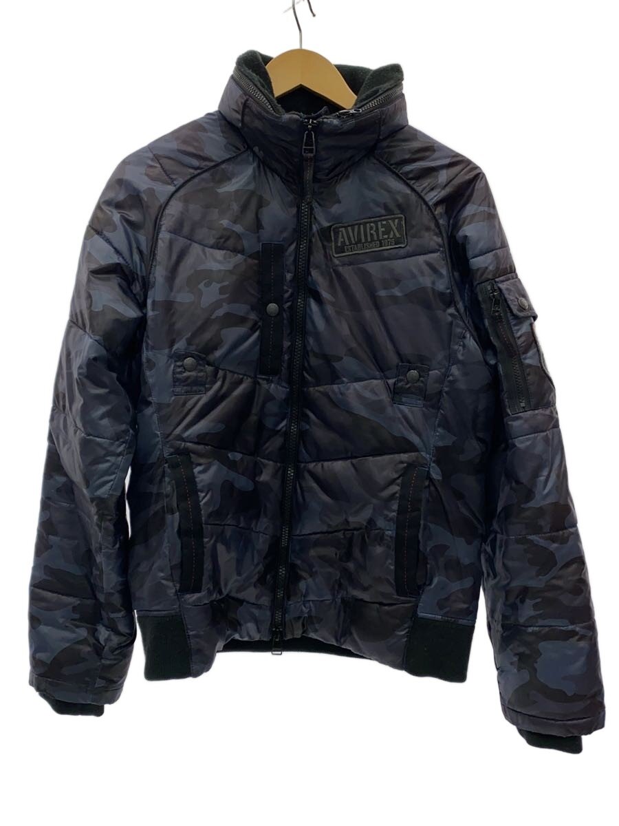 AVIREX◆USAF PADDING JACKET/ダウンジャケット/M/ポリエステル/カモフラ/6152169