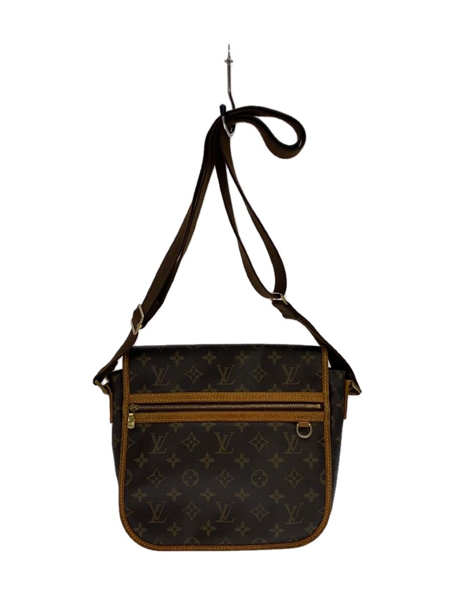 【中古】LOUIS VUITTON◆メッセンジャーPM・ボスフォール_モノグラム・キャンバス_BRW/PVC/BRW【バッグ】