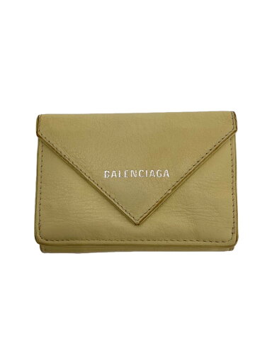【中古】BALENCIAGA◆3つ折り財布/コインポケット使用感/YLW//レディース/391446【服飾雑貨他】 【中古】BALENCIAGA◆3つ折り財布/コインポケット使用感/YLW//レディース/391446【服飾雑貨他】
