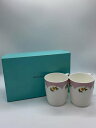 【中古】TIFFANY&Co.◆カップ&ソーサー/2点セット/WHT//【キッチン用品】