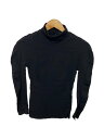 【中古】PLEATS PLEASE ISSEY MIYAKE◆長袖カットソー/3/ナイロン/BLK/無地/PP83LK942【レディースウェア】