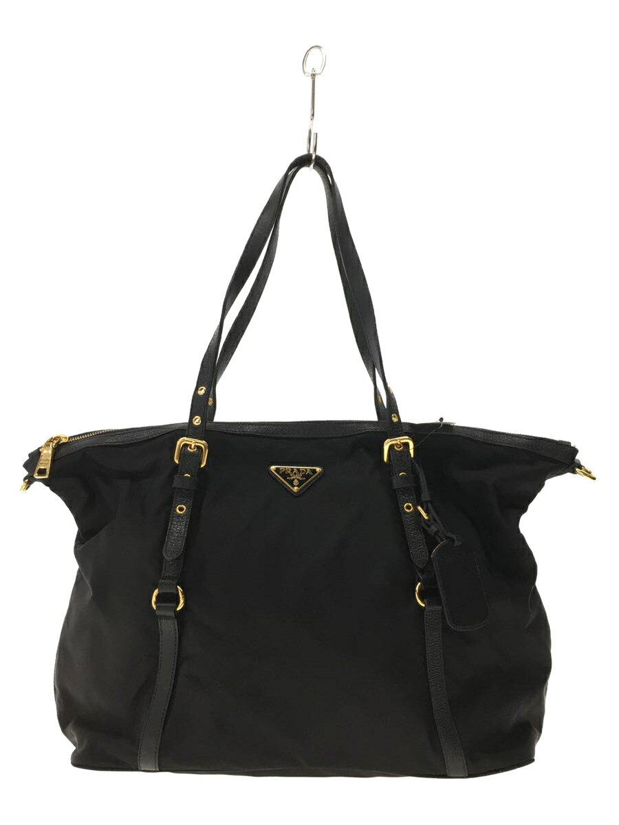 【中古】PRADA◆ハンドバッグ/--/BLK/BR4253【バッグ】