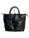 【中古】髭 HIGE BAG◆トートバッグ/フェイクレザー/NVY/無地【バッグ】