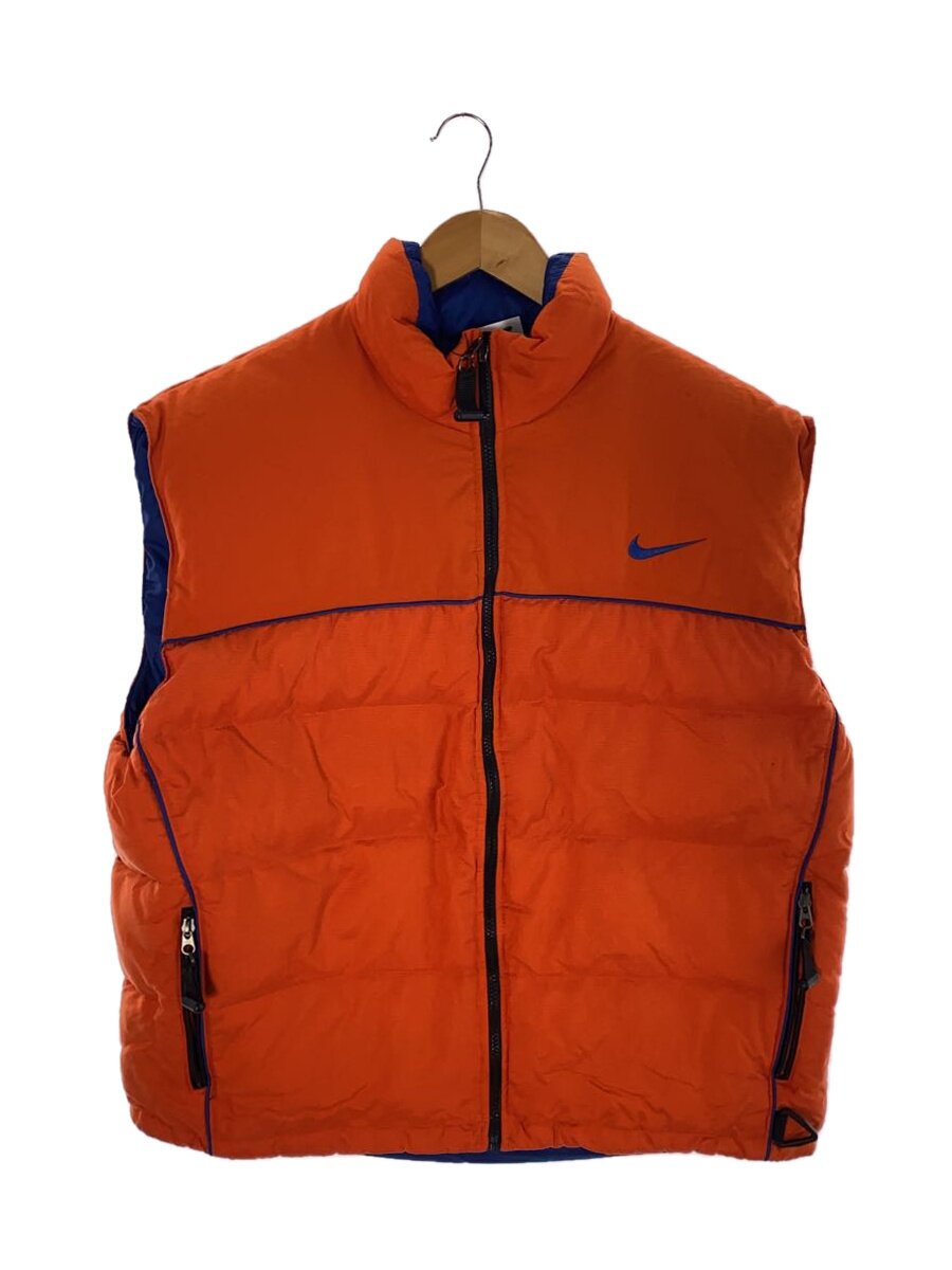 【中古】NIKE ACG◆ダウンベスト/XL/ナイロン/ORN/H7-YNG【メンズウェア】