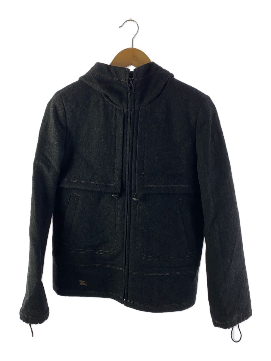 【中古】BURBERRY BLUE LABEL◆ピーコート/38/アクリル/BLK/FCF59-750-08【メンズウェア】