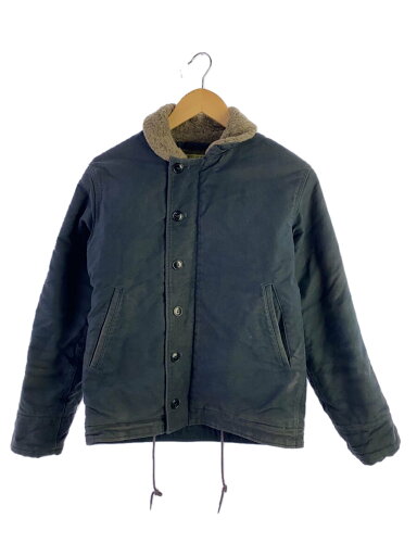 【中古】Buzz Rickson’s◆デッキジャケット/36/コットン/NVY/BR12030【メンズウェア】 【中古】Buzz Rickson’s◆デッキジャケット/36/コットン/NVY/BR12030【メンズウェア】