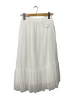 【中古】Gypsohila◆Feeling Skirt White/FREE/ポリエステル/WHT/GPCF-303【レディースウェア】