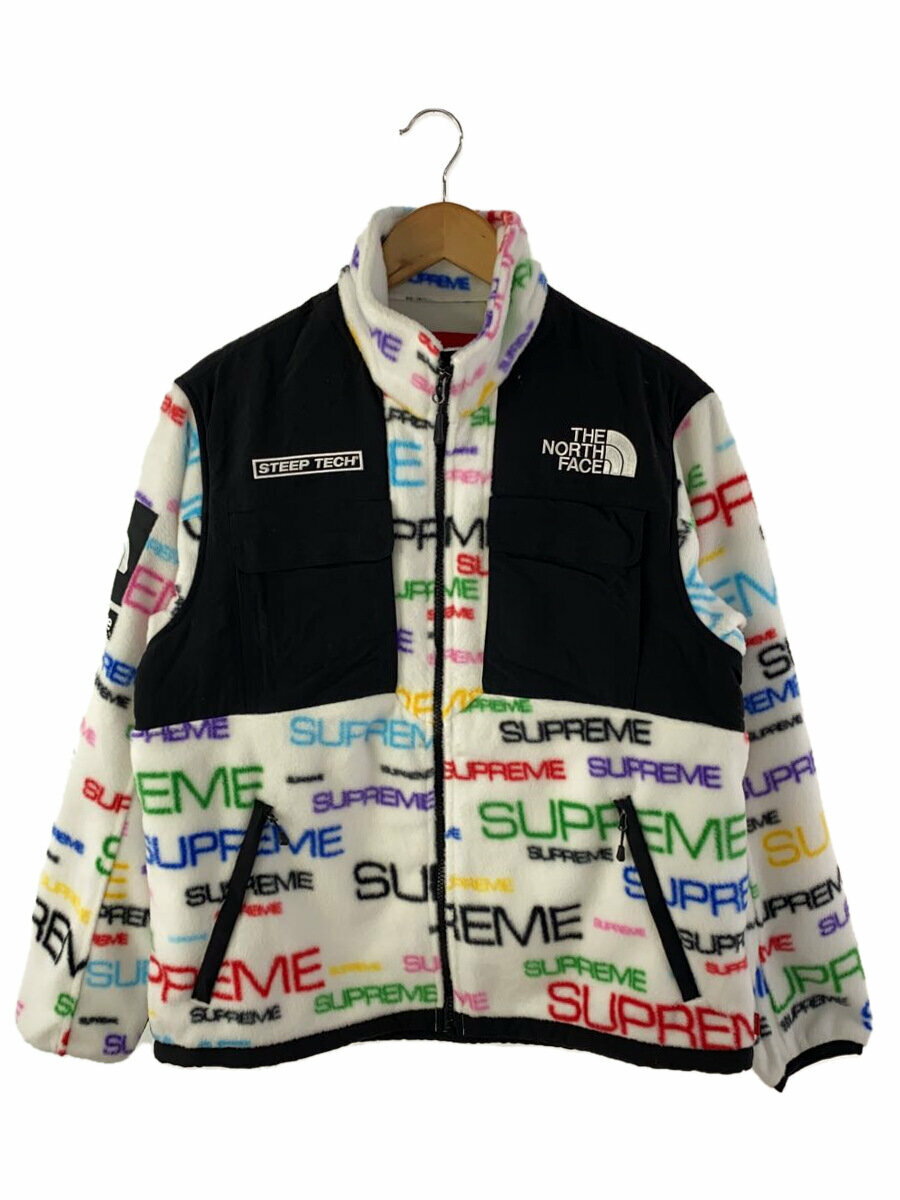 【中古】Supreme◆フリースジャケット/S/21AW/Steep Tech Fleece Jacket/WHT/NA52101I【メンズウェア】