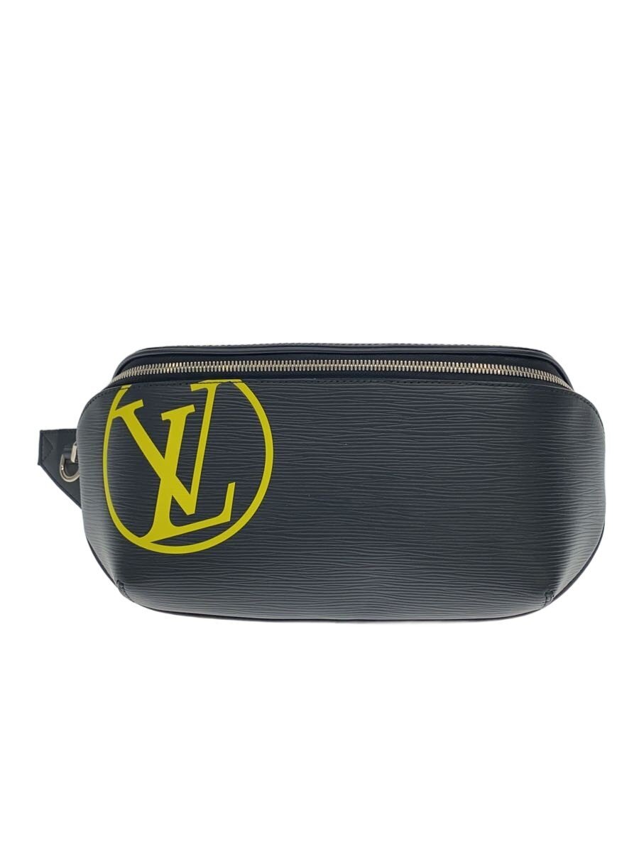 Body Bags - 【中古】LOUIS VUITTON◆バムバッグ_エピ_LVサークル/牛革/BLK【バッグ】